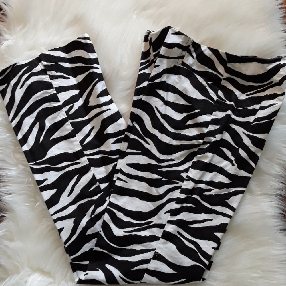 SALE💰 Vintage Hiphugger Zebra Pants